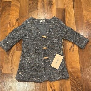 Chaboukie baby girls sweater wood button detail 12-18‎ months
